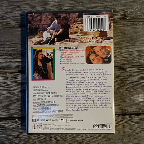 When Fools Rush In DVD - Picture 2 of 2